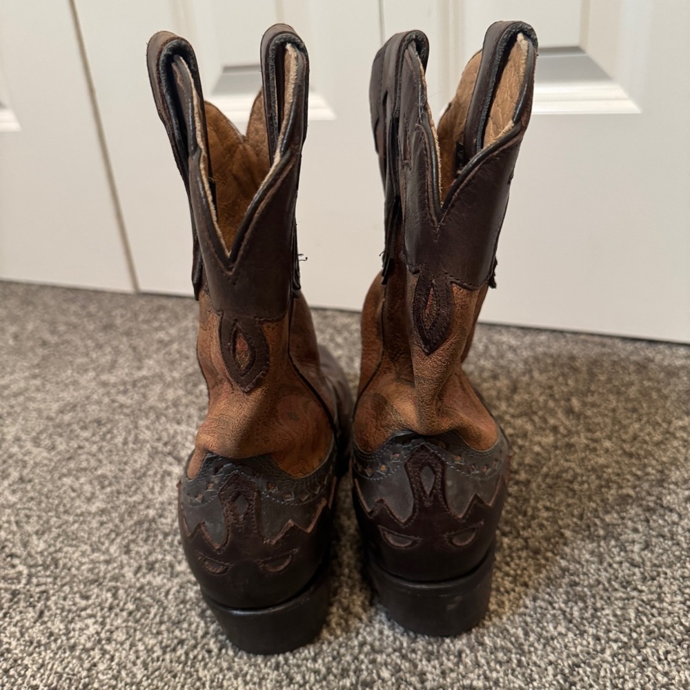 Sonora Western Women's Boots Jessi Paisley Pattern SN1028 Size 6 B - Picture 3 of 9
